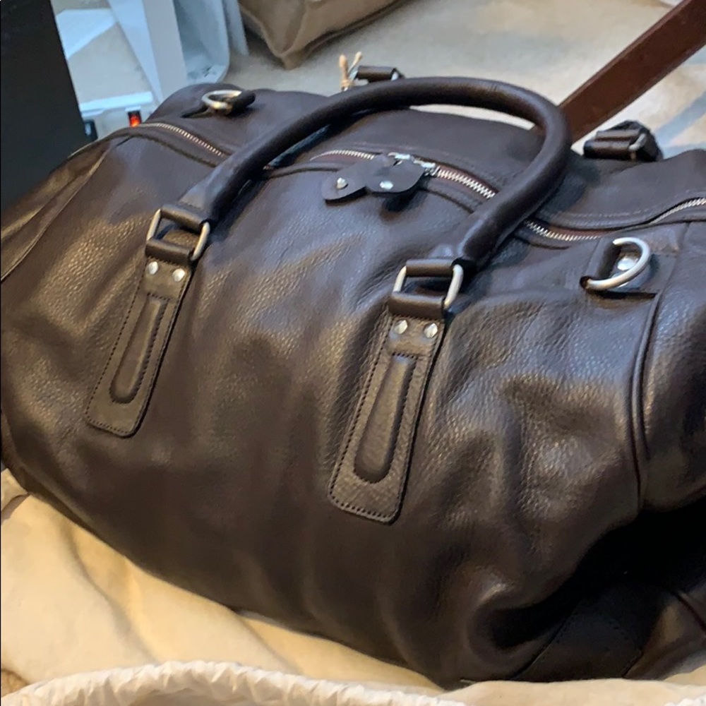 Large travel duffel bag.